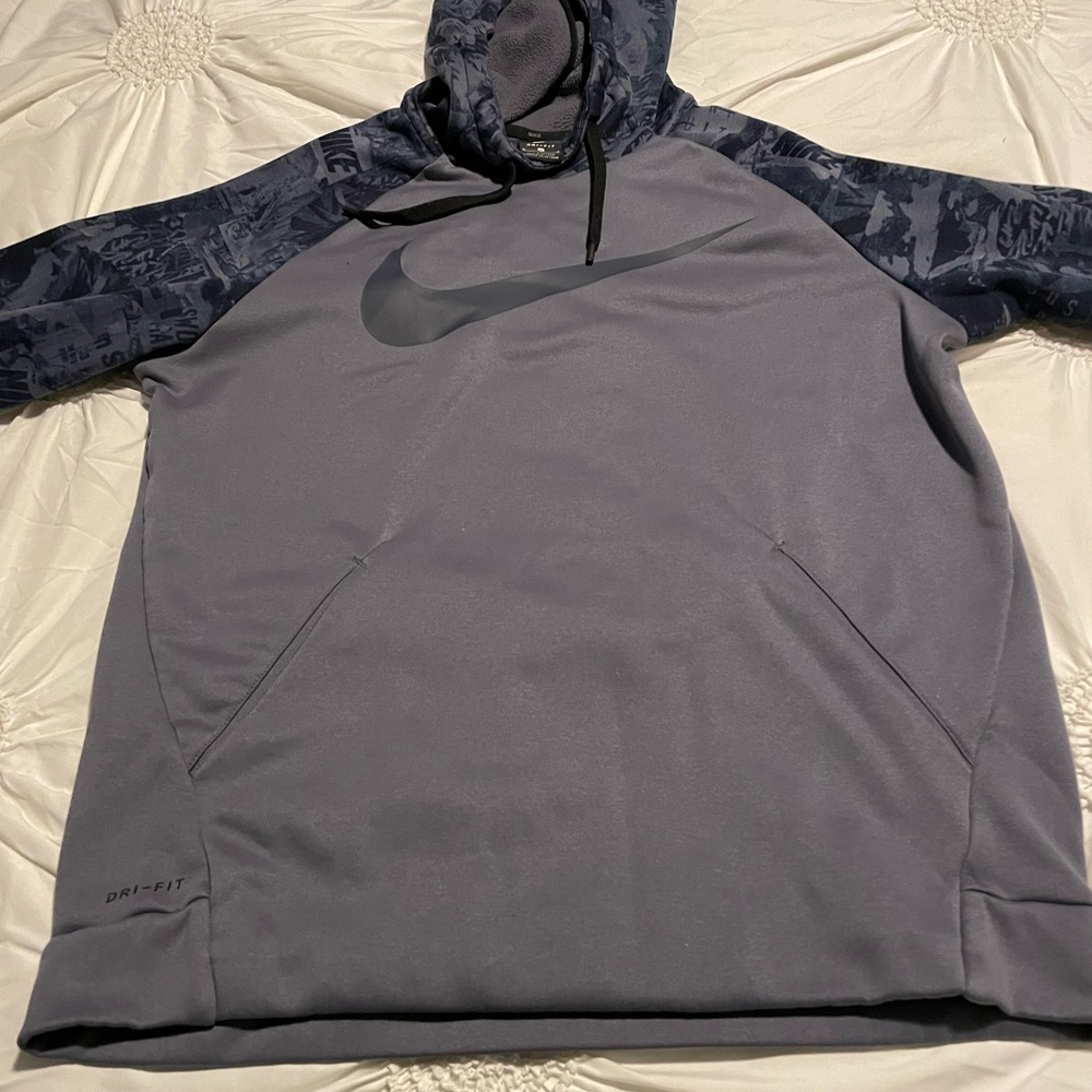 Nike hoodie Dry Fit pull over, medium in size, unisex